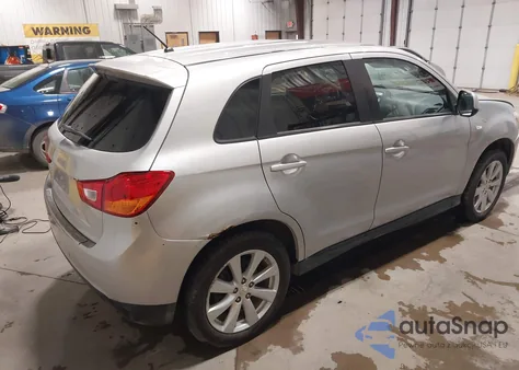 2014 Mitsubishi Outlander Sport Es from USA, damaged, VIN 4A4AR3AU7EE020407